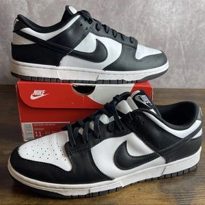 Nike Dunk Low Black White Panda Size 11 DD1391-100 Authentic Men’s Run Sneakers
